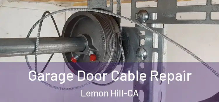  Garage Door Cable Repair Lemon Hill-CA