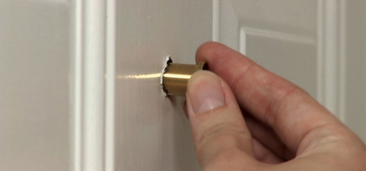 peephole door repair in Lemon Hill